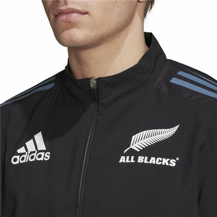 Jachetă Sport de Bărbați Adidas All Black Rugby Prime Negru