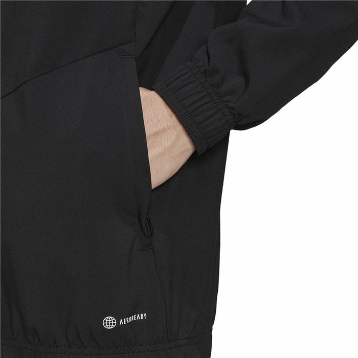 Jachetă Sport de Bărbați Adidas All Black Rugby Prime Negru
