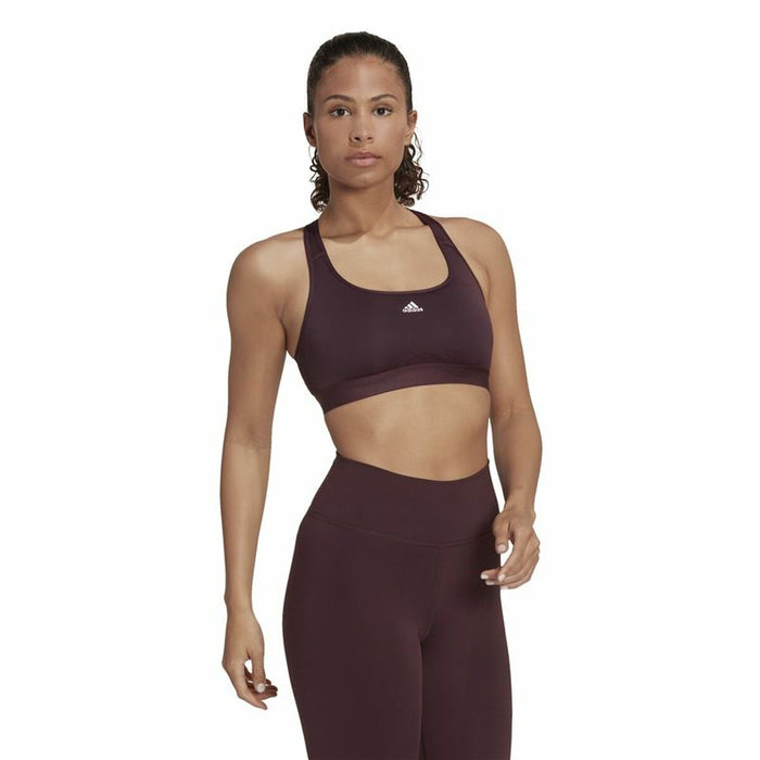 Sutien Sport Adidas Powerreact Violet închis