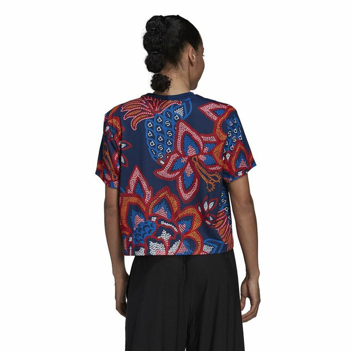 Tricou cu Mânecă Scurtă Femei Adidas  FARM Rio Graphic