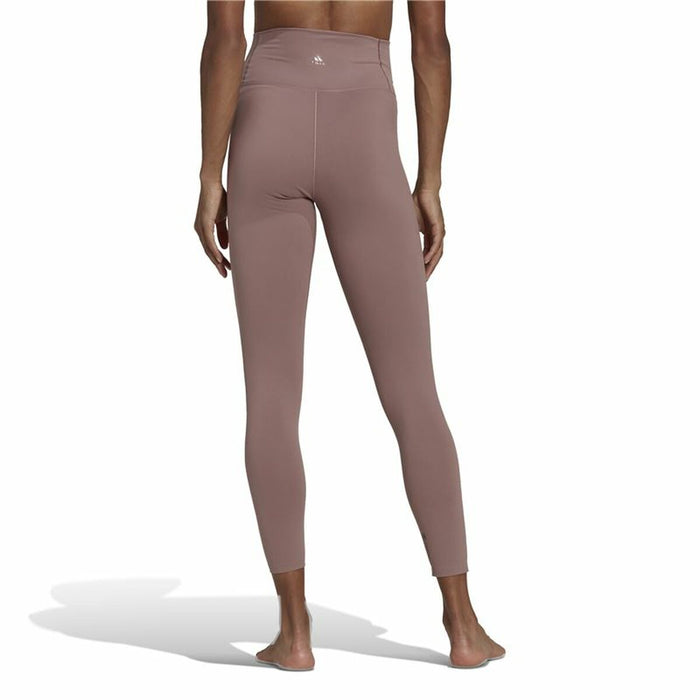 Colanți Sport de Damă Adidas 7/8 Yoga Luxe Roz deschis