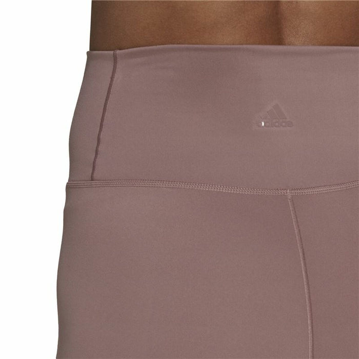 Colanți Sport de Damă Adidas 7/8 Yoga Luxe Roz deschis