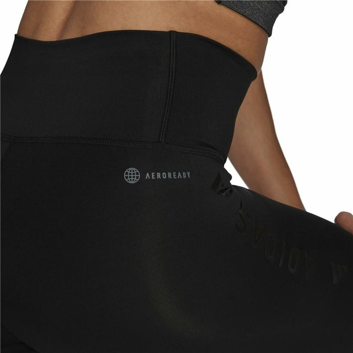 Colanți Sport de Damă Adidas 7/8 Own Colorblock Negru