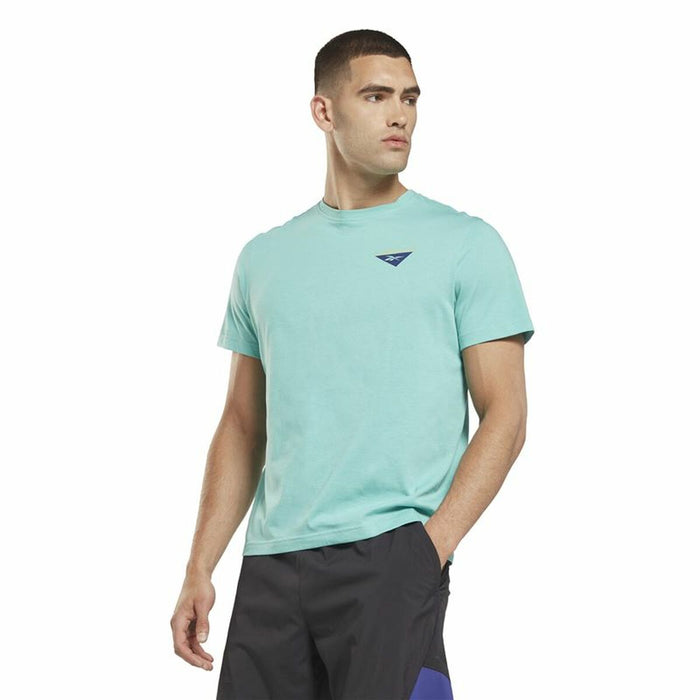 Tricou cu Mânecă Scurtă Bărbați Reebok Graphic Les Mills® Acvamarin