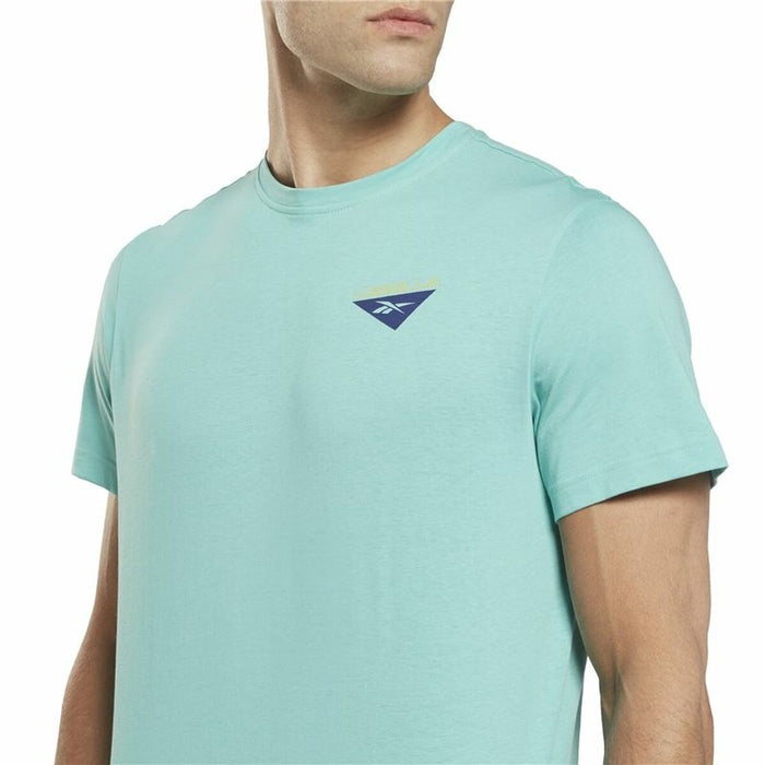Tricou cu Mânecă Scurtă Bărbați Reebok Graphic Les Mills® Acvamarin