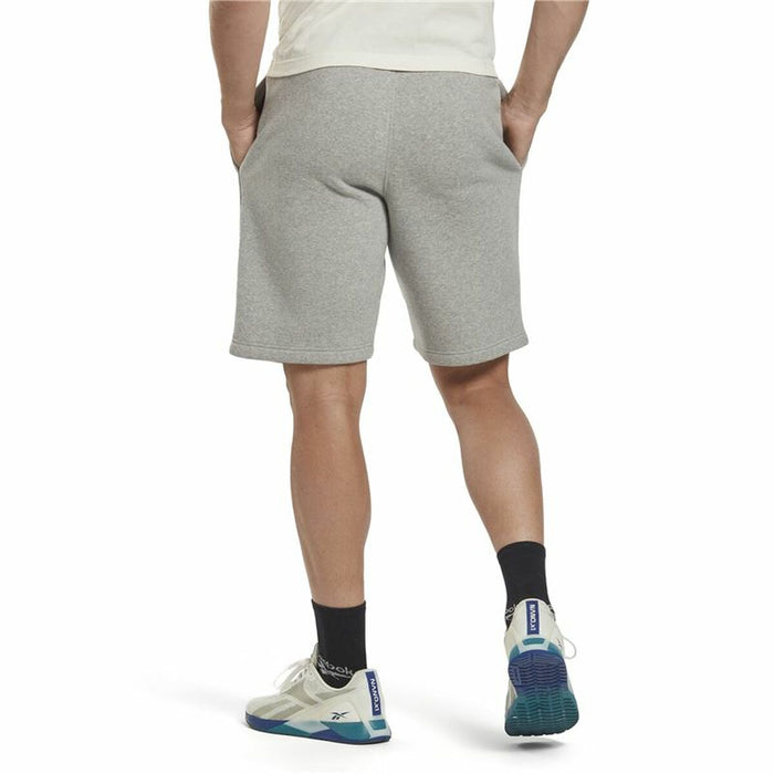 Pantaloni Scurți Sport pentru Bărbați Reebok Identity Fleece Gri