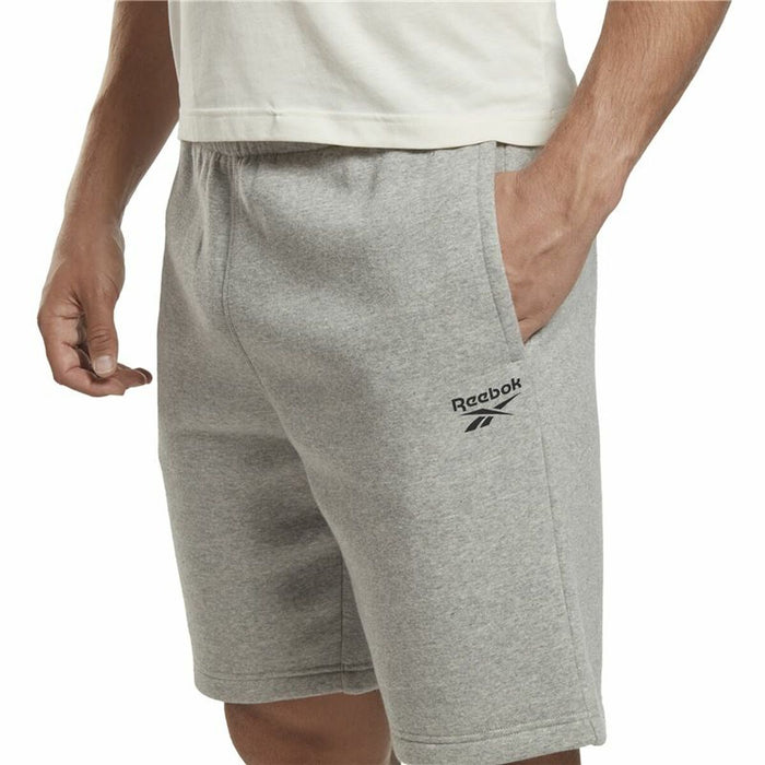 Pantaloni Scurți Sport pentru Bărbați Reebok Identity Fleece Gri
