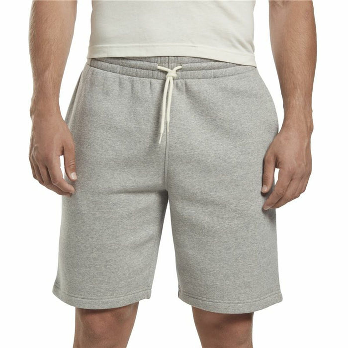 Pantaloni Scurți Sport pentru Bărbați Reebok Identity Fleece Gri