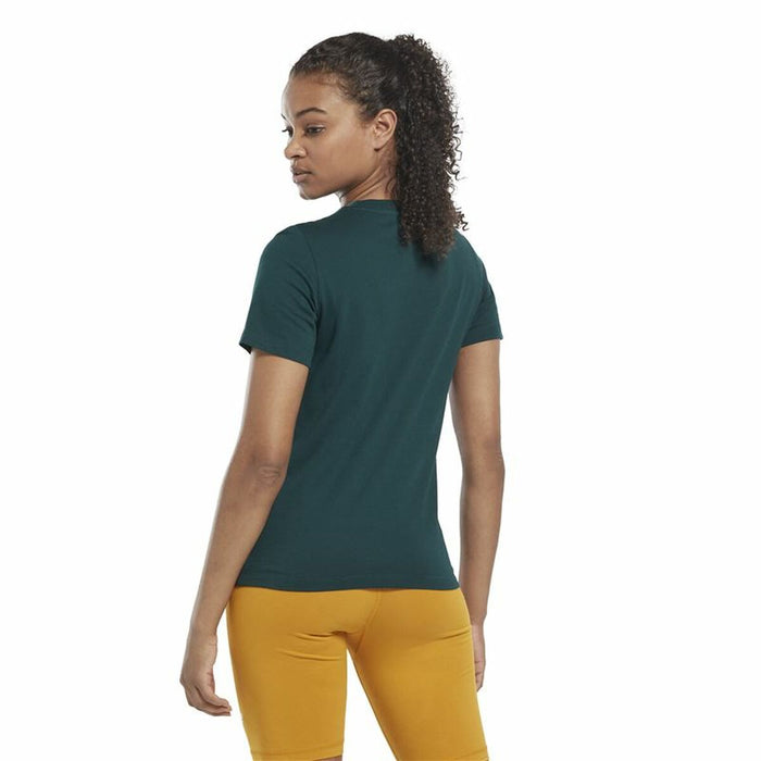 Tricou cu Mânecă Scurtă Femei Reebok  Identity Cyan