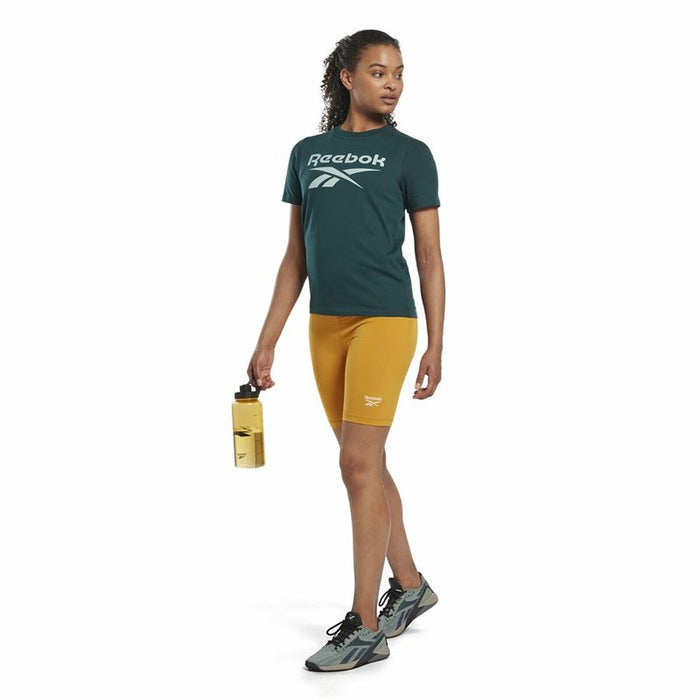 Tricou cu Mânecă Scurtă Femei Reebok  Identity Cyan