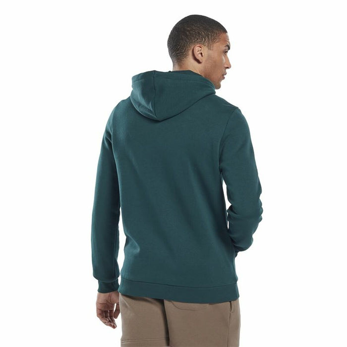 Hanorac cu Glugă Bărbați Reebok Identity Fleece Verde