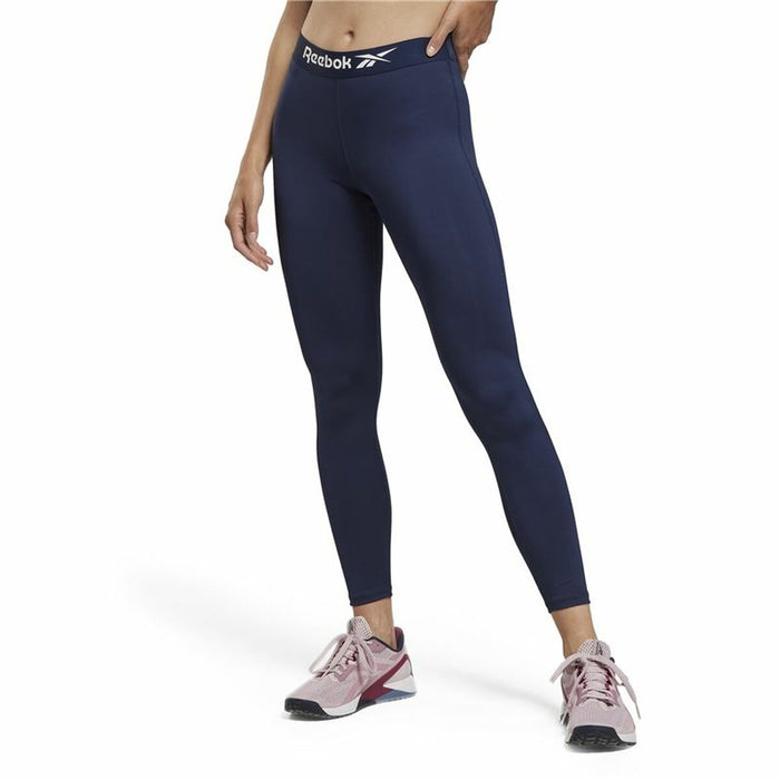 Colanți Sport de Damă Reebok Workout Ready Bleumarin