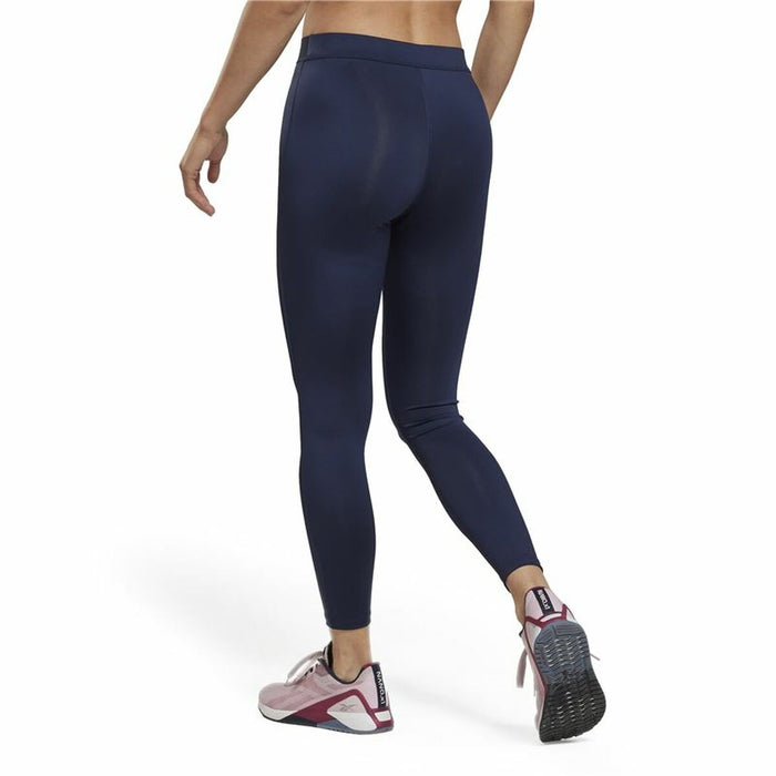 Colanți Sport de Damă Reebok Workout Ready Bleumarin