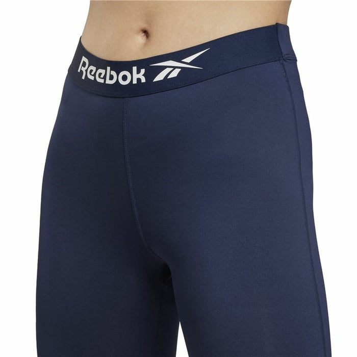 Colanți Sport de Damă Reebok Workout Ready Bleumarin