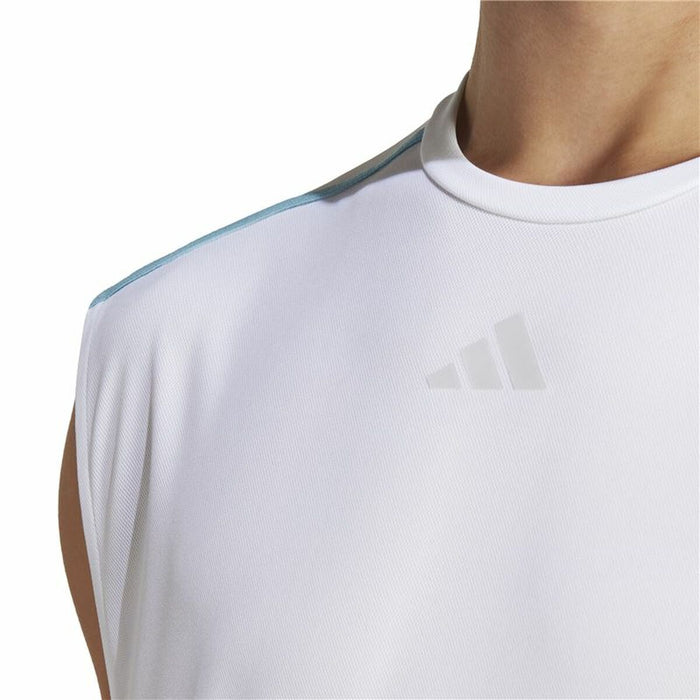 Tricou de Bărbați fără Mâneci Adidas Base Alb