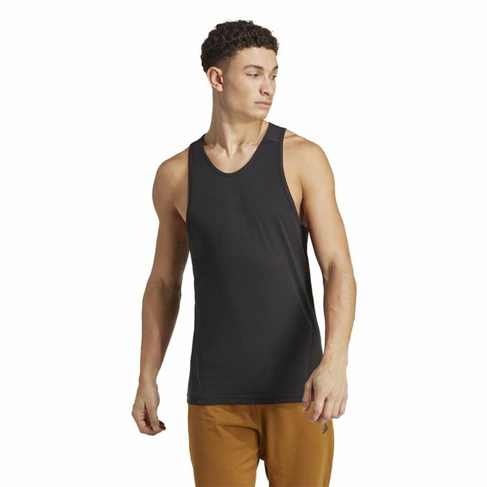 Tricou de Bărbați fără Mâneci Adidas Base Negru
