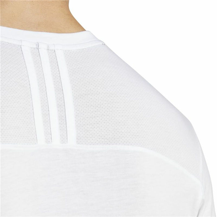 Tricou cu Mânecă Scurtă Bărbați Adidas Base Alb