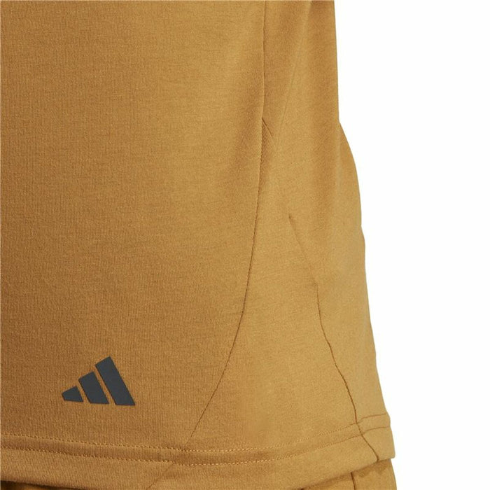 Tricou cu Mânecă Scurtă Bărbați Adidas Yoga Base Maro