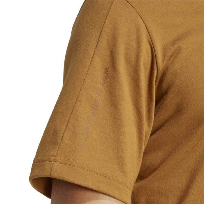 Tricou cu Mânecă Scurtă Bărbați Adidas Yoga Base Maro