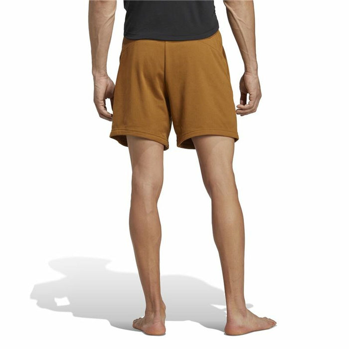 Pantaloni Scurți Sport pentru Bărbați Adidas Yoga Basert Auriu*