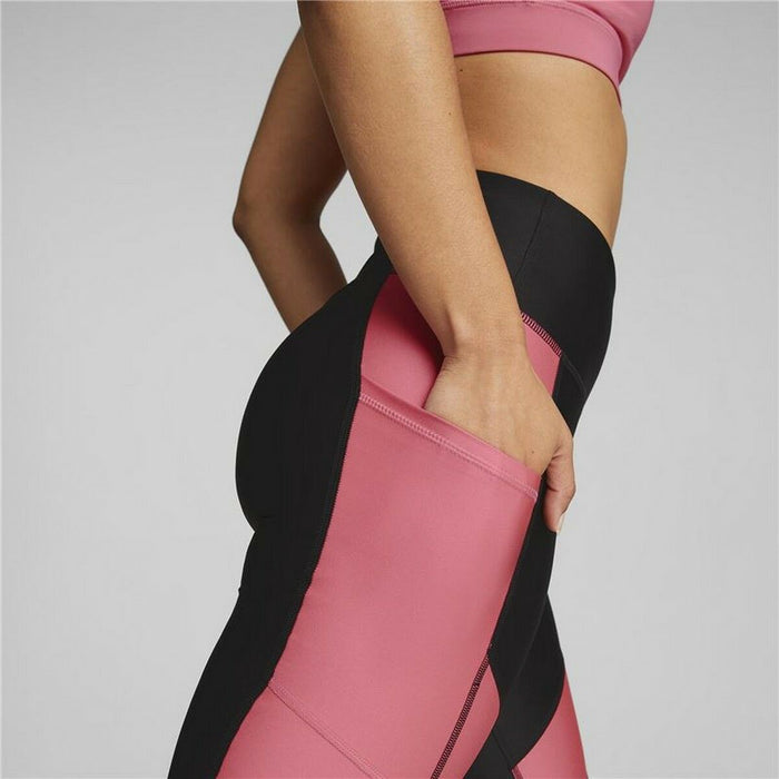 Colanți Sport de Damă Puma Negru Roz