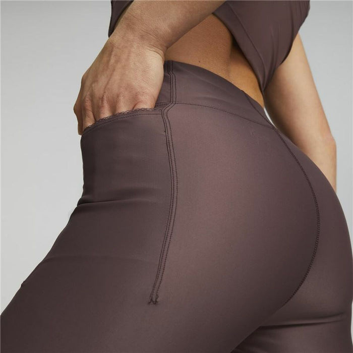 Colanți Sport de Damă Puma Studio Yourmove Ultyrabare 7/8 Maro