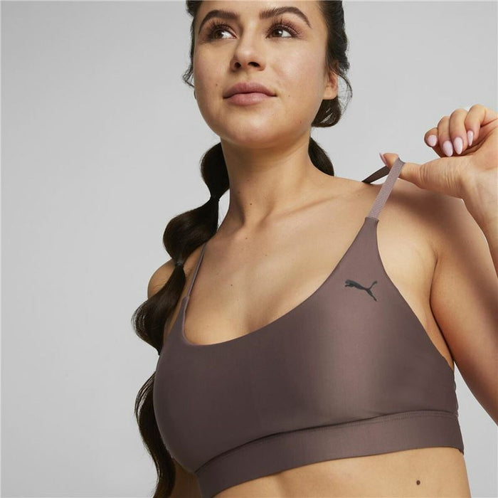 Sutien Sport Puma Studio Ultrabare Roșu Închis