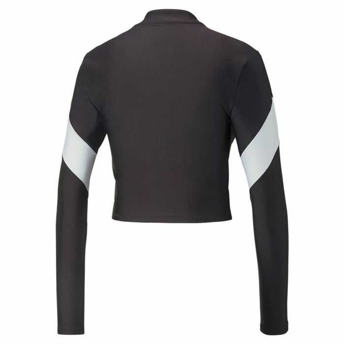 Tricou cu Mânecă Lungă de Damă Puma Fit Eversculpt 1/4 Negru