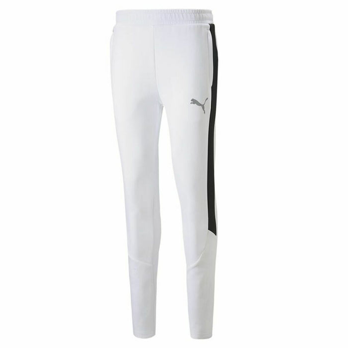 Pantaloni lungi de sport Puma Alb Bărbați