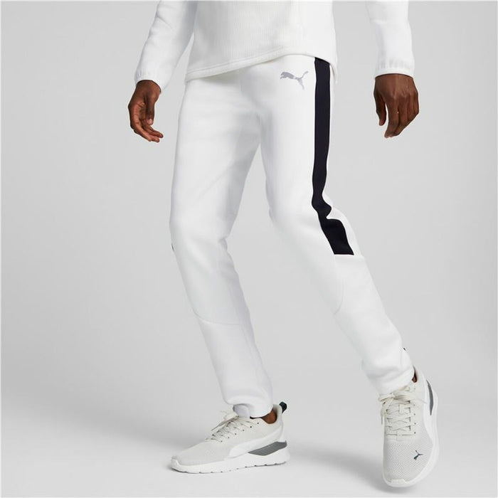 Pantaloni lungi de sport Puma Alb Bărbați