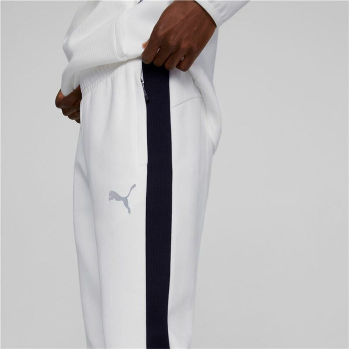 Pantaloni lungi de sport Puma Alb Bărbați