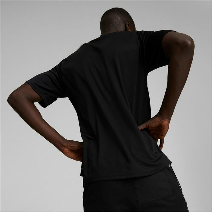 Tricou cu Mânecă Scurtă Bărbați Puma Fit Negru Bărbați