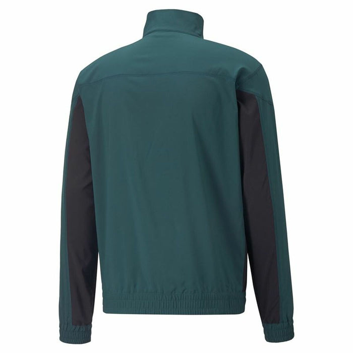 Hanorac fără Glugă Bărbați Puma Fit Woven Training Verde
