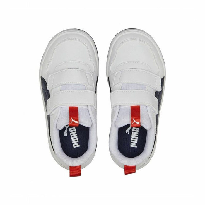 Adidași pentru Copii Puma Multiflex Alb