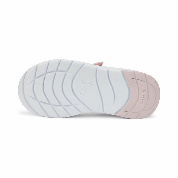Adidași pentru Copii Puma Evolve Run Mesh Roz Alb