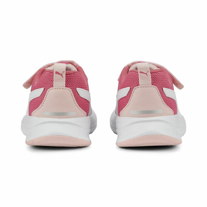 Adidași pentru Copii Puma Evolve Run Mesh Roz Alb