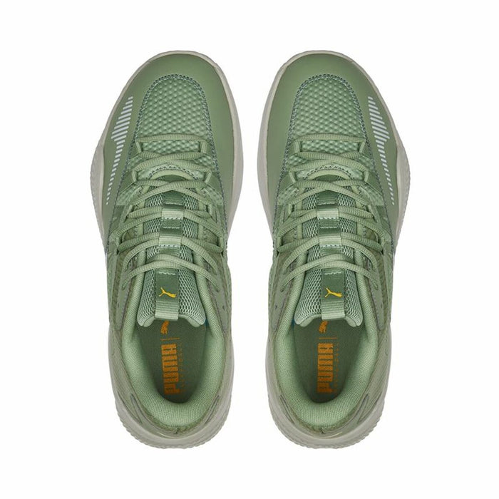 Încălțăminte de Baschet pentru Adulți Puma Court Rider 2.0 Verde Unisex