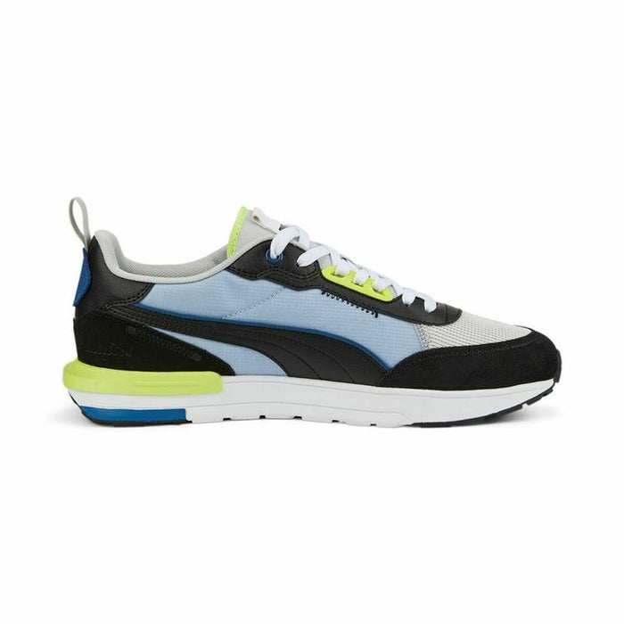 Adidași Casual Bărbați Puma R22 Albastru Galben