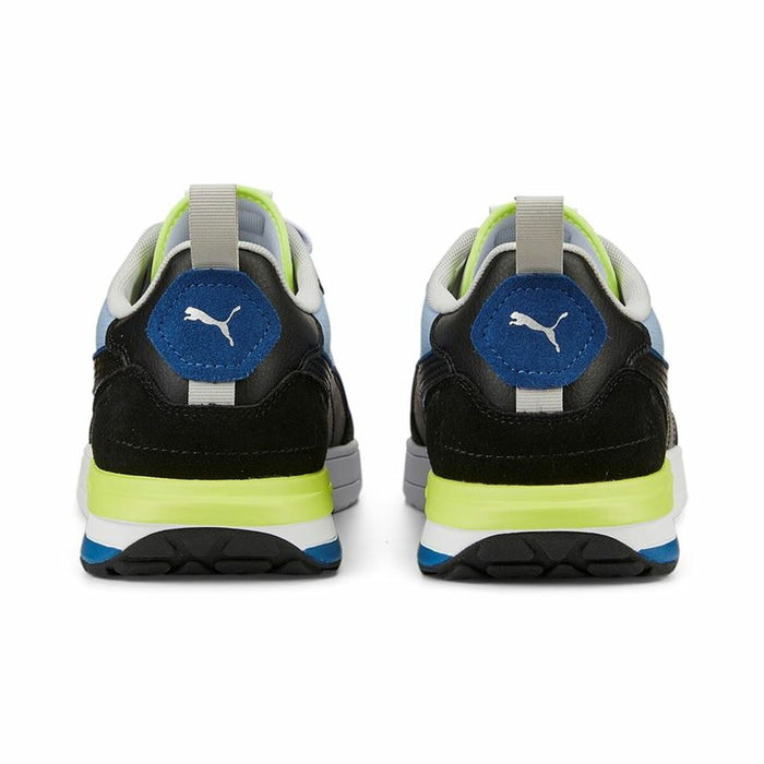 Adidași Casual Bărbați Puma R22 Albastru Galben