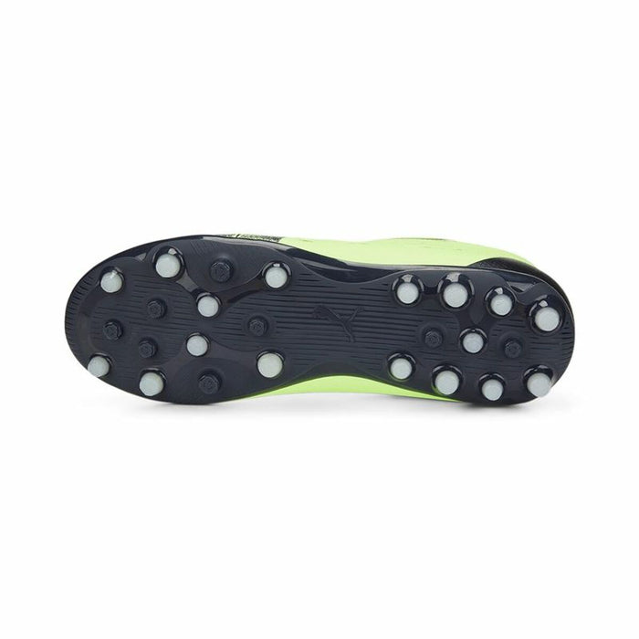 Ghete de Fotbal pentru Copii Puma Ultra Play MG Jr Verde lămâie Unisex