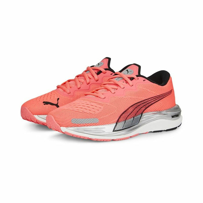 Încălțăminte de Running pentru Adulți Puma Velocity Nitro 2 Somon Femeie