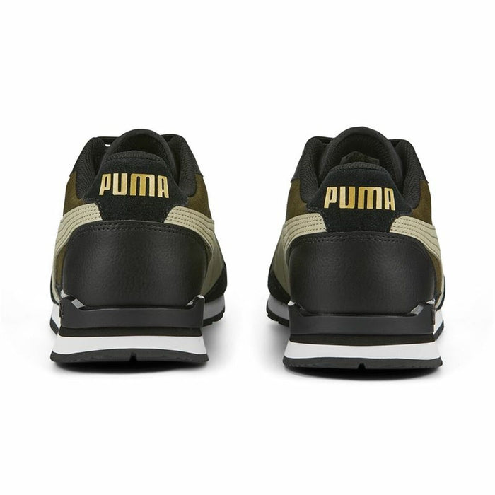Încălțăminte de Running pentru Adulți Puma ST Runner v3 SD Negru Măslină Bărbați