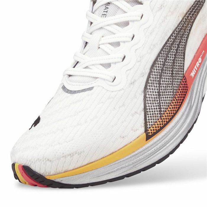Încălțăminte de Running pentru Adulți Puma Deviate Nitro Alb Bărbați