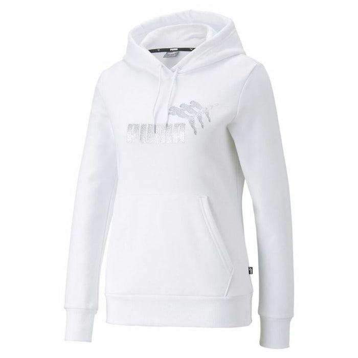 Hanorac cu Glugă Femei Puma Metallics Spark Alb