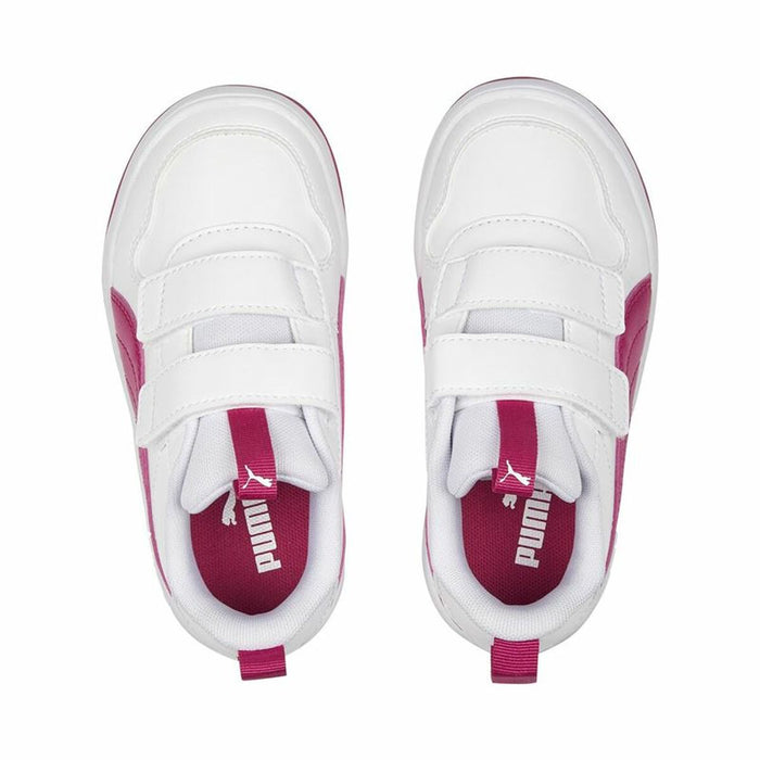 Adidași pentru Copii Puma Multiflex Sl V Alb Roz