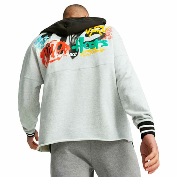 Hanorac cu Glugă Unisex Puma Boroughs Gri