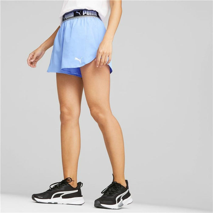 Pantaloni Scurți Sport pentru Damă Puma Strong Albastru