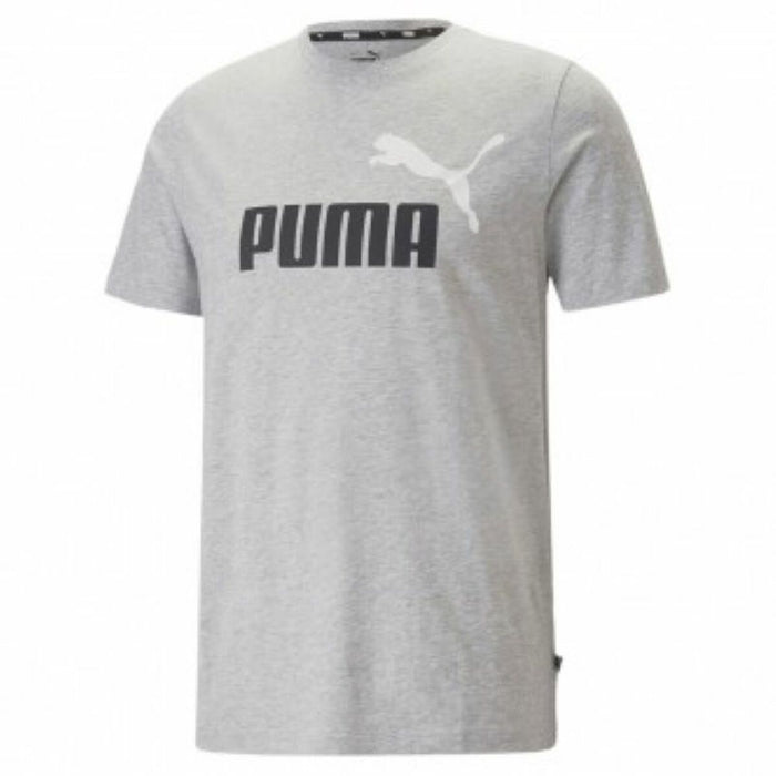 Tricou cu Mânecă Scurtă Bărbați Puma ESS 2 COL LOGO 586759 04 Gri