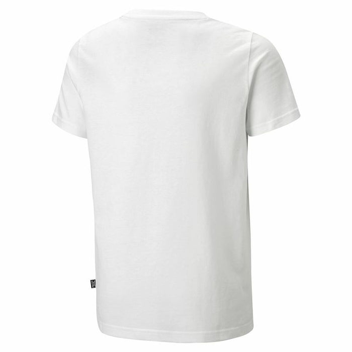 Tricou cu Mânecă Scurtă Copii Puma Essentials+ Street Art Grap Alb