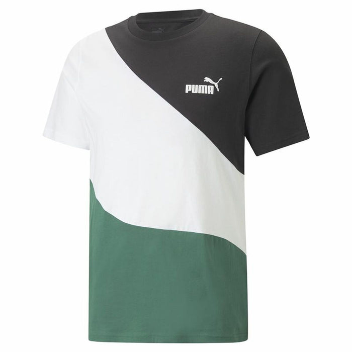 Tricou Puma Power Cat Verde Bărbați